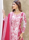 Plevari 1 Heavy Muslin Print Kurti With Pant Dupatta Wholesale Online